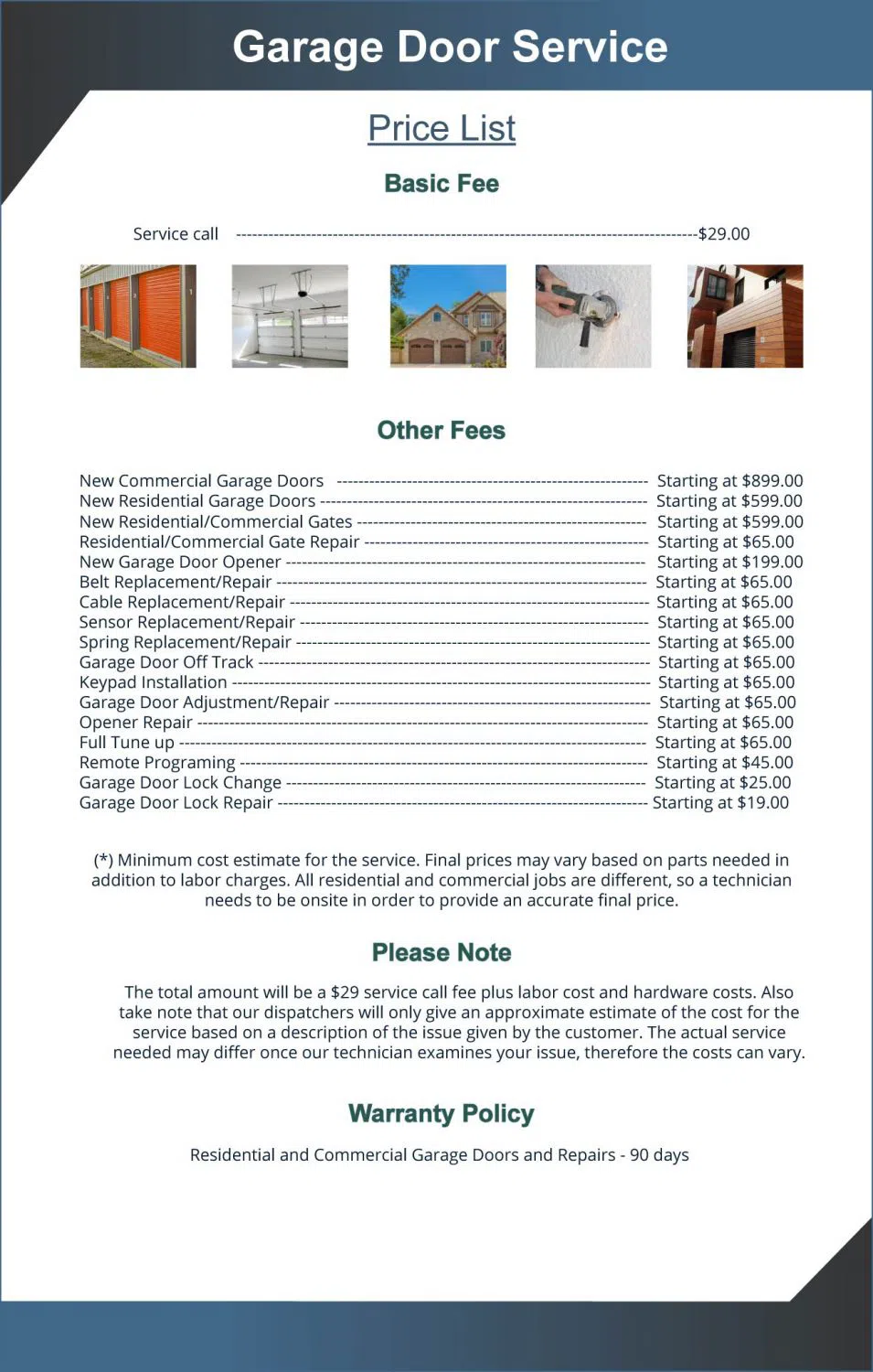 Golden Garage Door Service Littleton, CO 303-997-1479