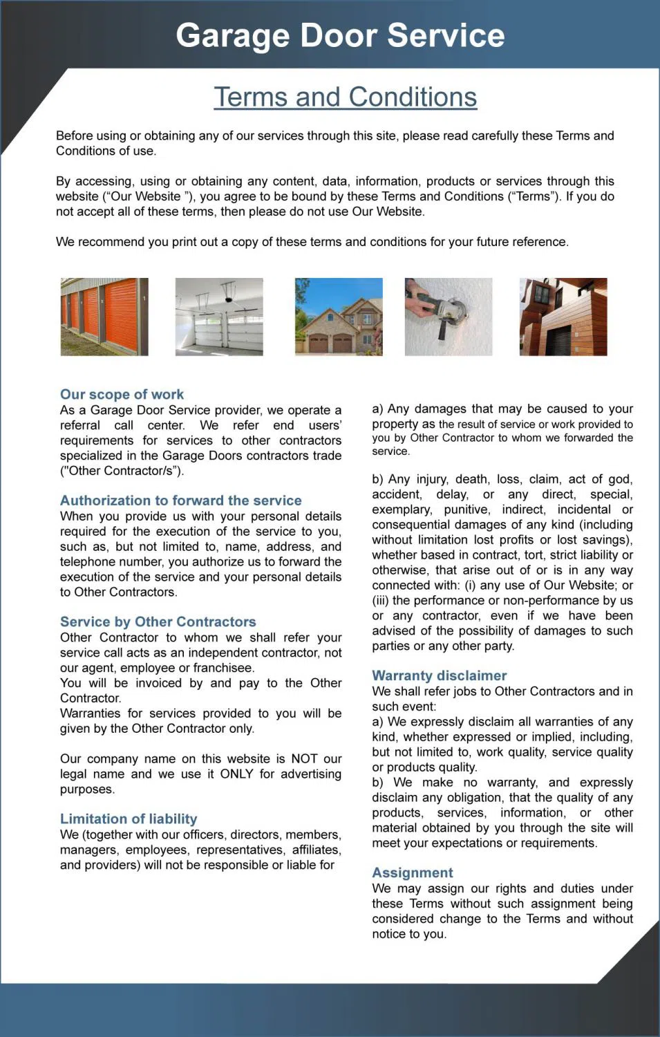 Golden Garage Door Service Littleton, CO 303-997-1479